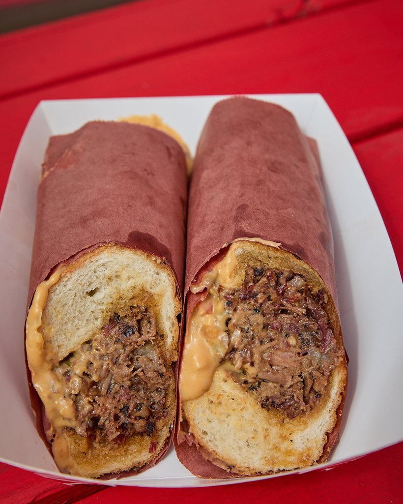 The Notorious P.I.G. Cheesesteak sandwich